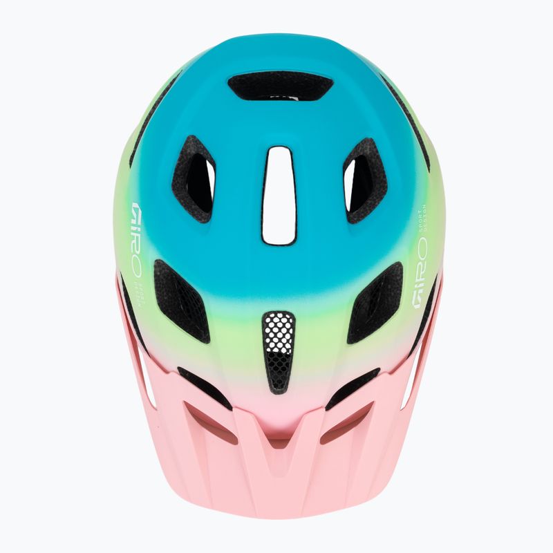 Детска велосипедна каска Giro Tremor Child JR matte light pink/green fade 6