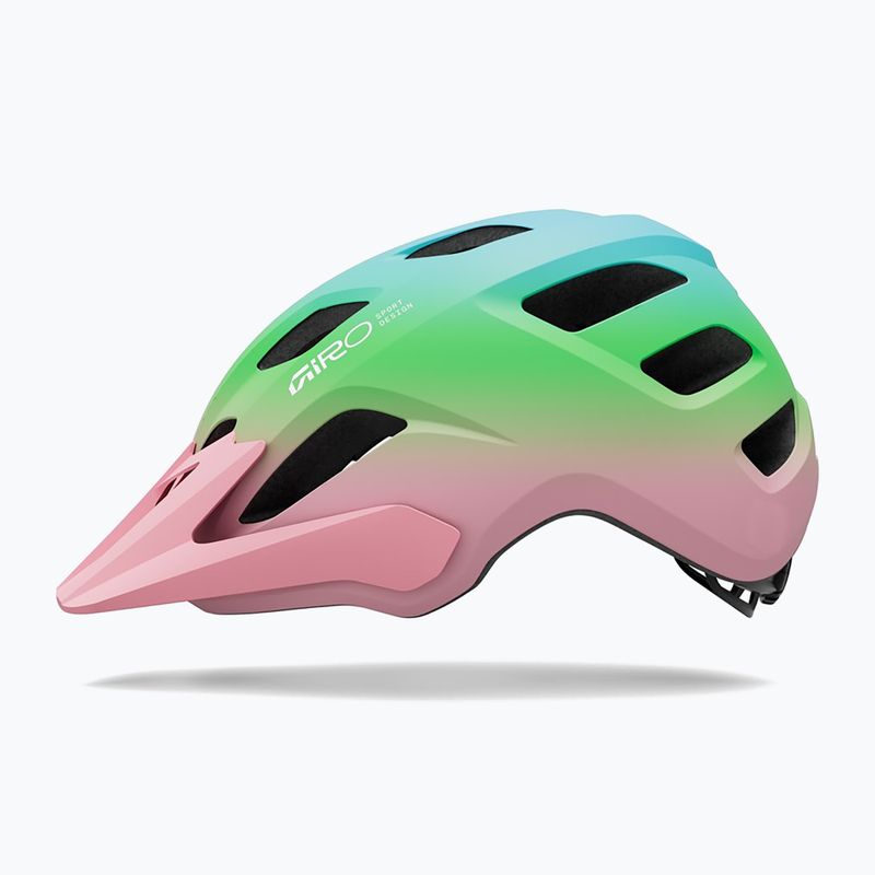 Детска велосипедна каска Giro Tremor Child JR matte light pink/green fade 2