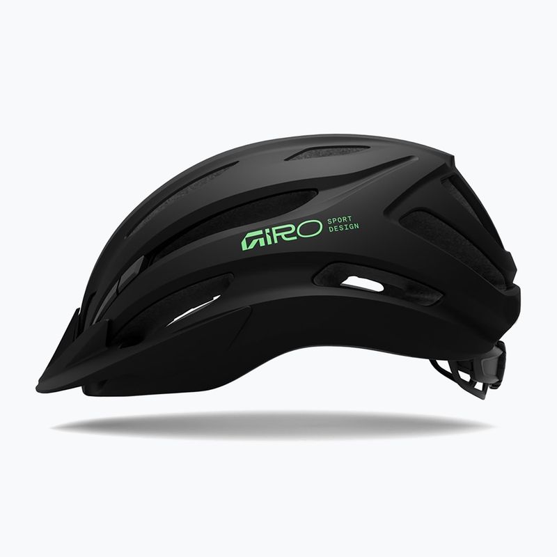 Детска велосипедна каска Giro Register II matte black/vivid green 2