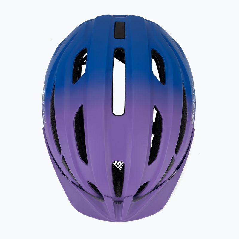 Детска велосипедна каска Giro Register II matte purple haze/blue jewel fade 6