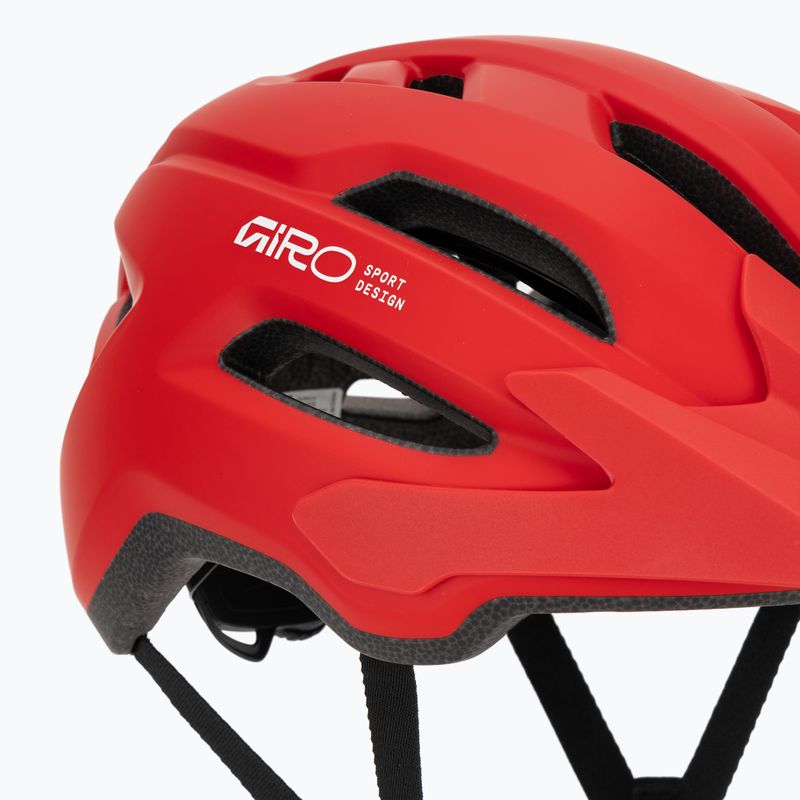 Велосипедна каска Giro Fixture II MIPS matte flame red 8