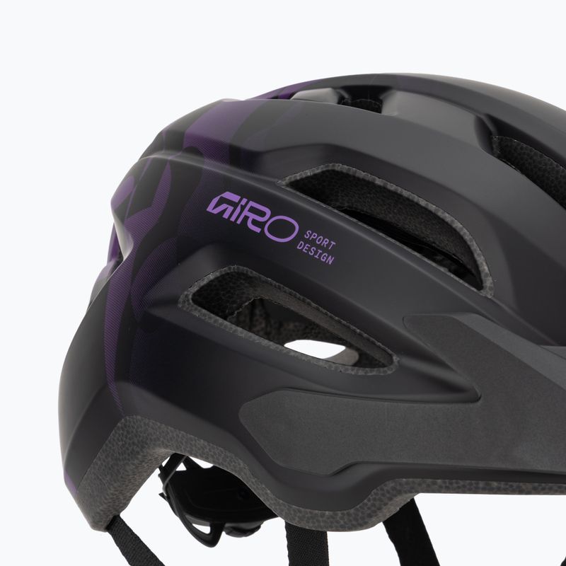 Велосипедна каска Giro Fixture II MIPS matte black/purple rush 8