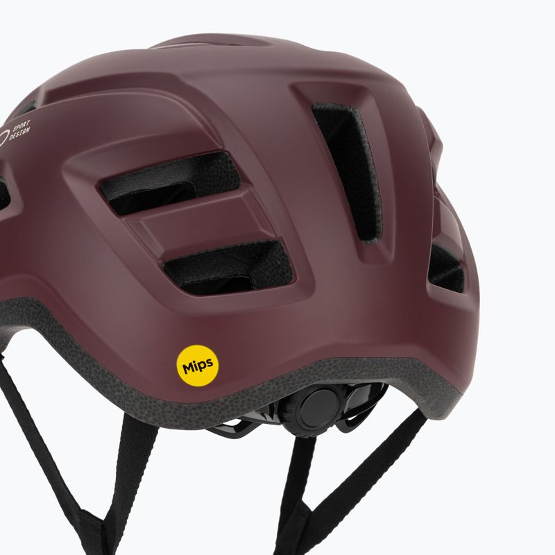 Велосипедна каска Giro Fixture II MIPS W matte maroon 7