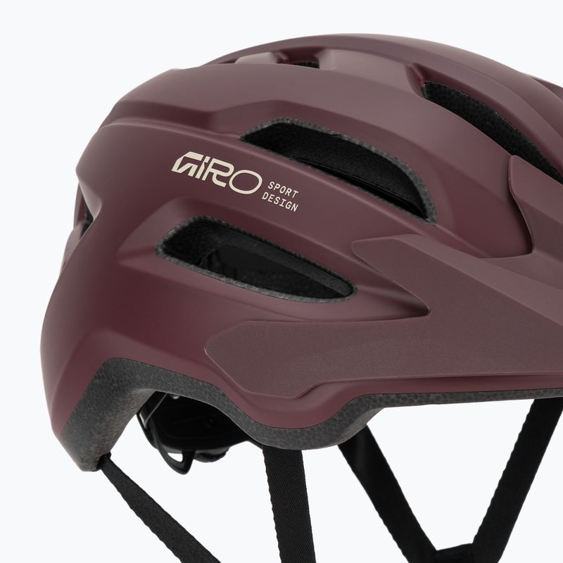 Велосипедна каска Giro Fixture II MIPS W matte maroon 8