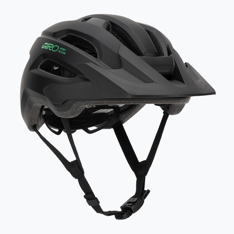 Детска велосипедна каска Giro Fixture II MIPS matte black/vivid green