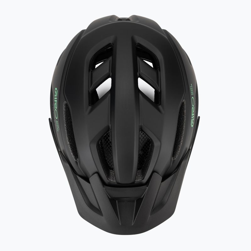 Детска велосипедна каска Giro Fixture II MIPS matte black/vivid green 6