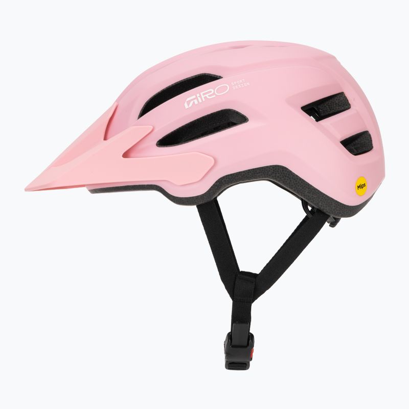 Детска велосипедна каска Giro Fixture II MIPS matte light pink 3