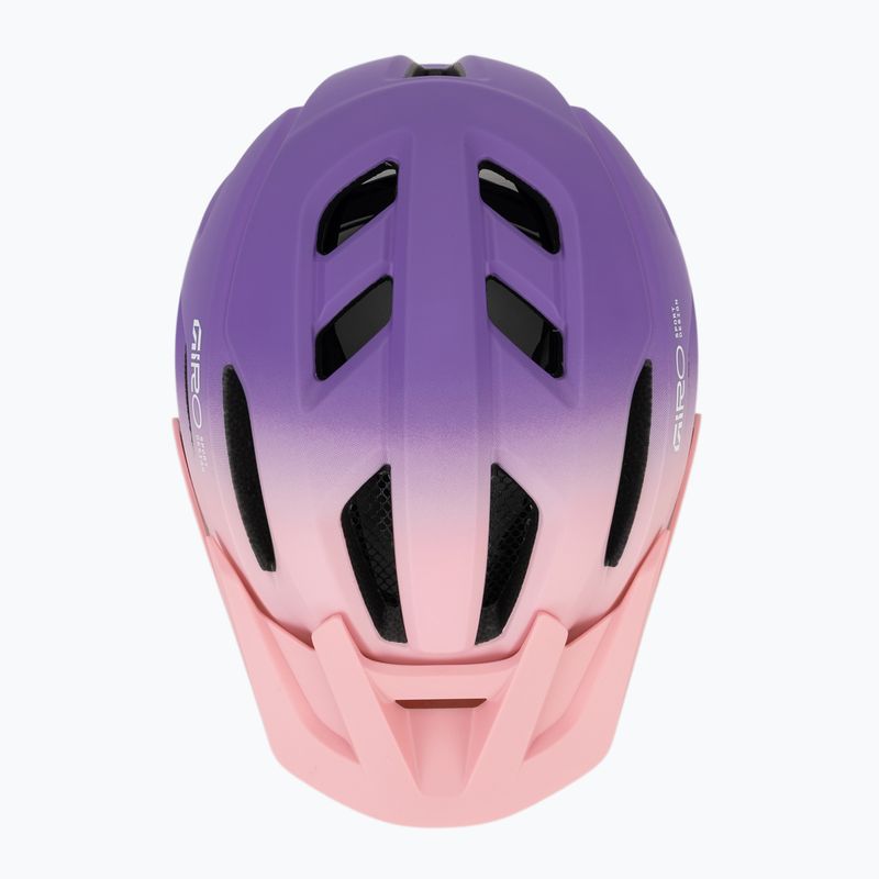 Детска велосипедна каска Giro Fixture II MIPS matte light pink/purple fade 6