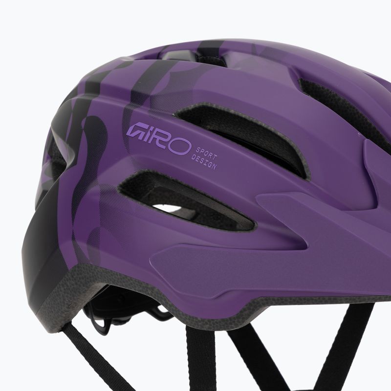 Детска велосипедна каска Giro Fixture II MIPS matte purple rush 7