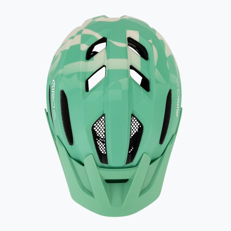 Детска велосипедна каска Giro Fixture II MIPS matte green rush 6