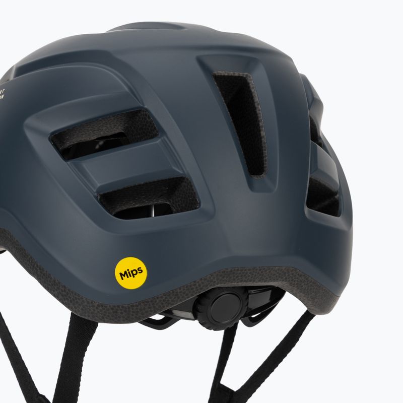 Детска велосипедна каска Giro Fixture II MIPS matte dark sage/sapphire fade 7