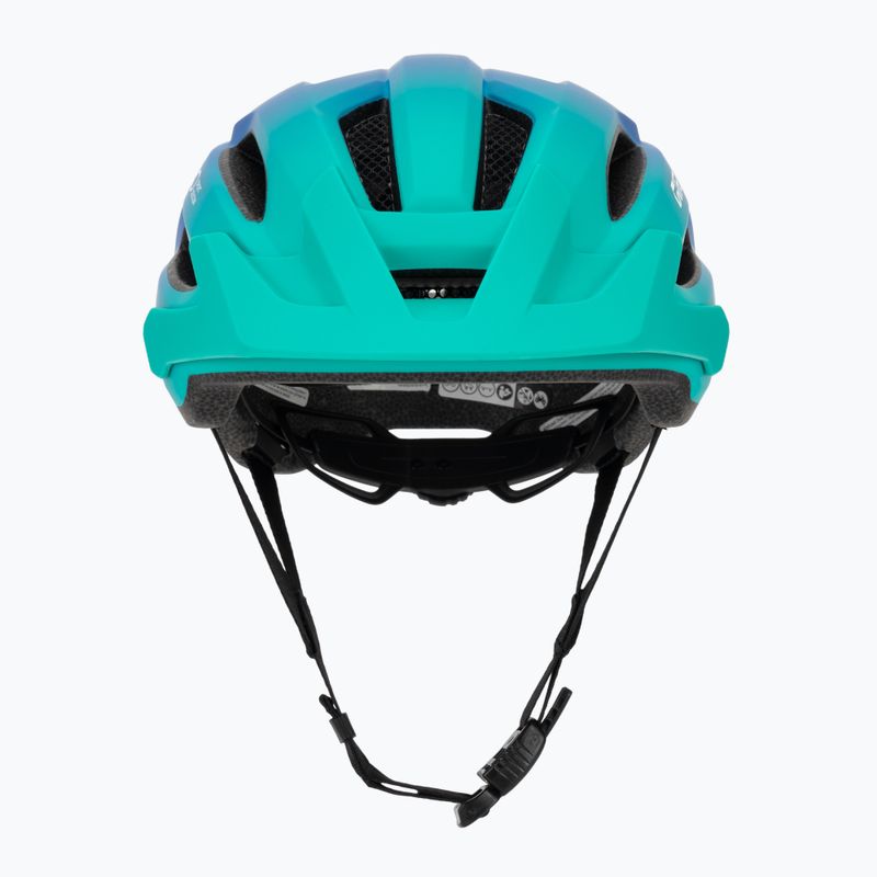 Детска велосипедна каска Giro Fixture II matte aqua green/blue jewel fade 2