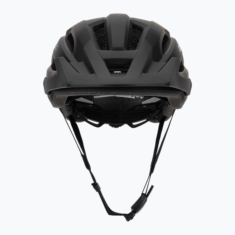 Детска велосипедна каска Giro Fixture II matte black/vivid green 2