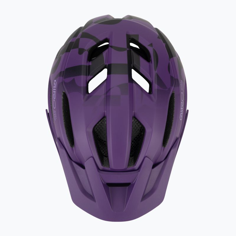 Детска велосипедна каска Giro Fixture II matte purple rush 6