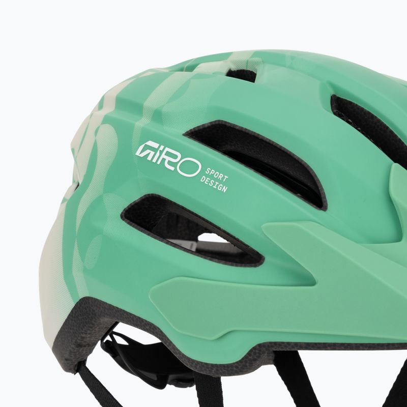 Детска велосипедна каска Giro Fixture II matte green rush 7