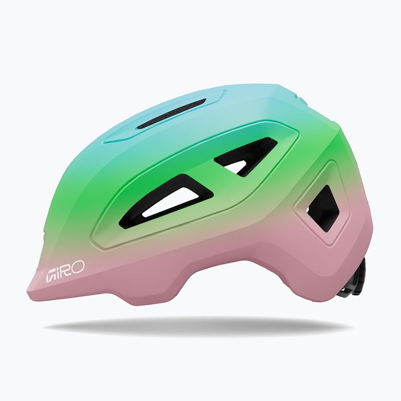 Детска велосипедна каска Giro Scamp II matte light pink/green fade 2