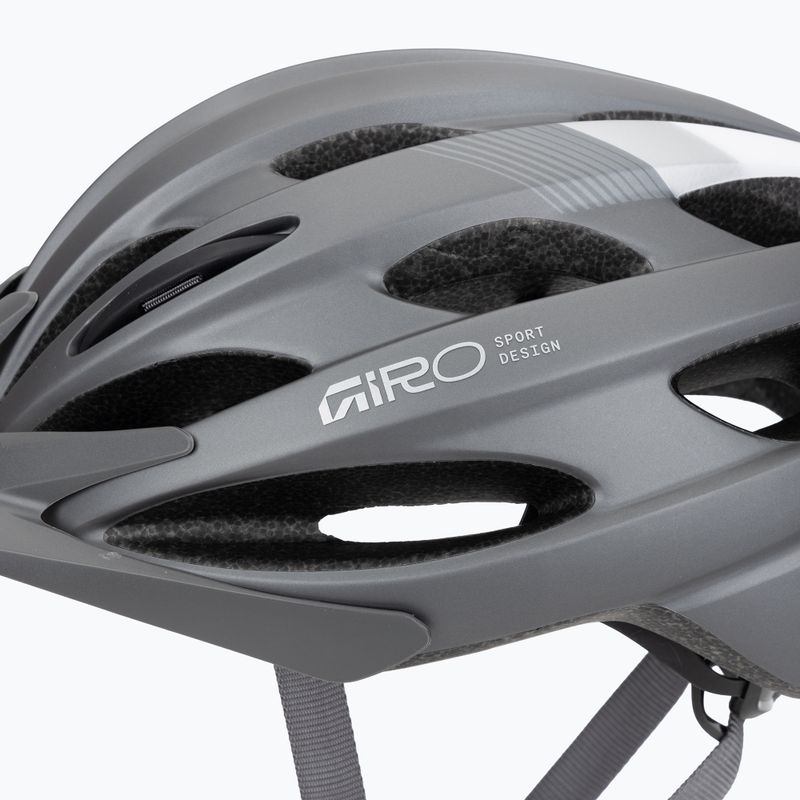 Велосипедна каска Giro Revel 2026 matte titanium/white 7
