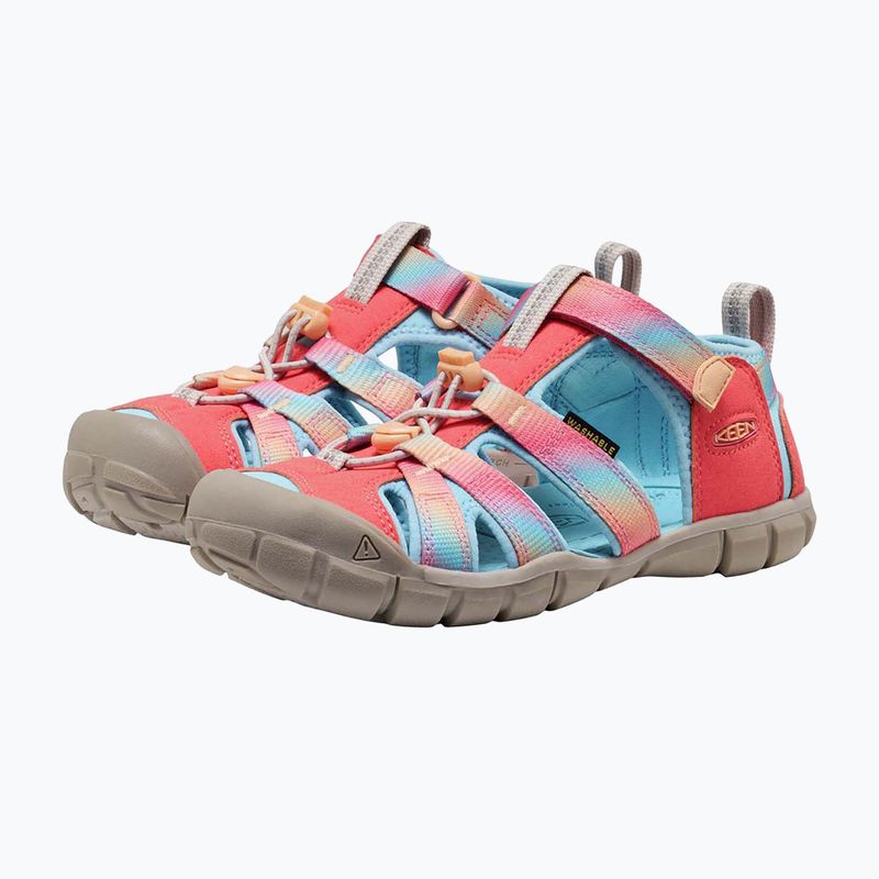 Юношески сандали KEEN Seacamp II CNX ombre pink lemonade 5