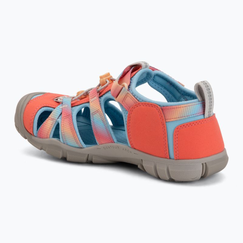 Юношески сандали KEEN Seacamp II CNX ombre pink lemonade 3