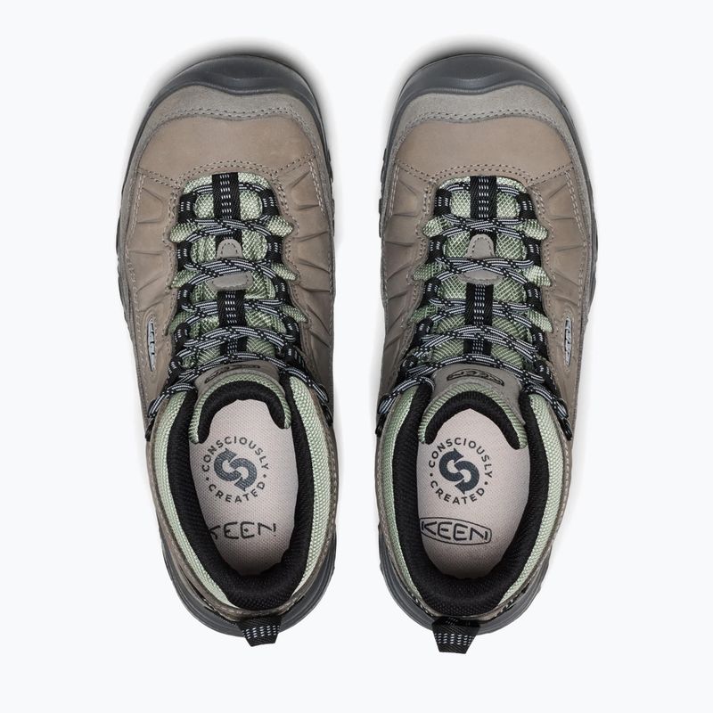 Дамски обувки за трекинг KEEN Targhee IV Mid Wp grey/lily pad 5