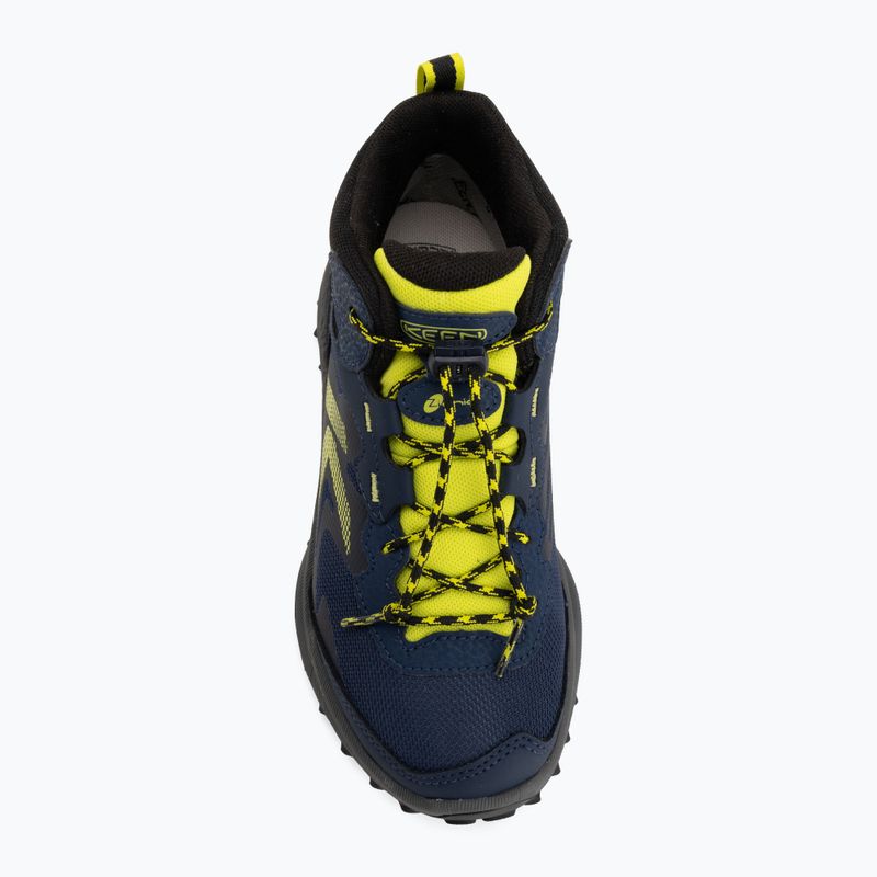 Детски обувки за трекинг KEEN Zionic Mid Wp naval academy/evening primrose 5
