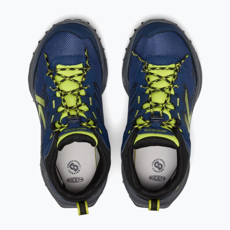 Детски обувки за трекинг KEEN Zionic Mid Wp naval academy/evening primrose 3