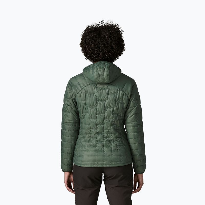 Дамско ватирано яке Patagonia Micro Puff Hoody canopy green 2