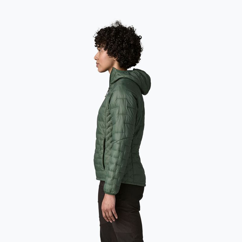 Дамско ватирано яке Patagonia Micro Puff Hoody canopy green 3