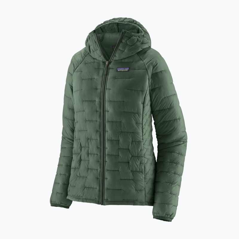Дамско ватирано яке Patagonia Micro Puff Hoody canopy green 5