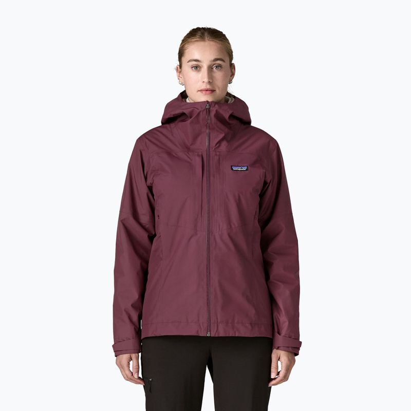 Дамско яке за дъжд Patagonia Insulated Boulder Fork Rain berry fig