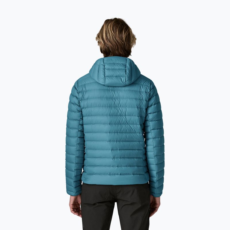 Мъжко пухено яке Patagonia Down Sweater Hoody glacial blue 2