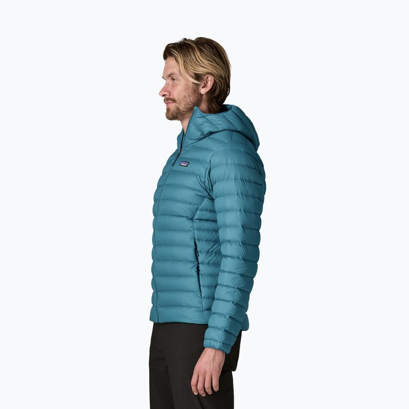 Мъжко пухено яке Patagonia Down Sweater Hoody glacial blue 3