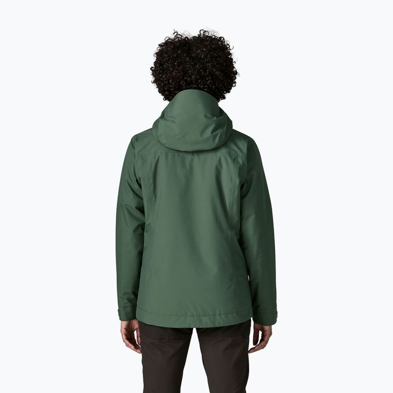 Дамско яке за дъжд Patagonia Insulated Boulder Fork Rain canopy green 2