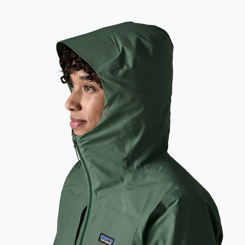Дамско яке за дъжд Patagonia Insulated Boulder Fork Rain canopy green 4