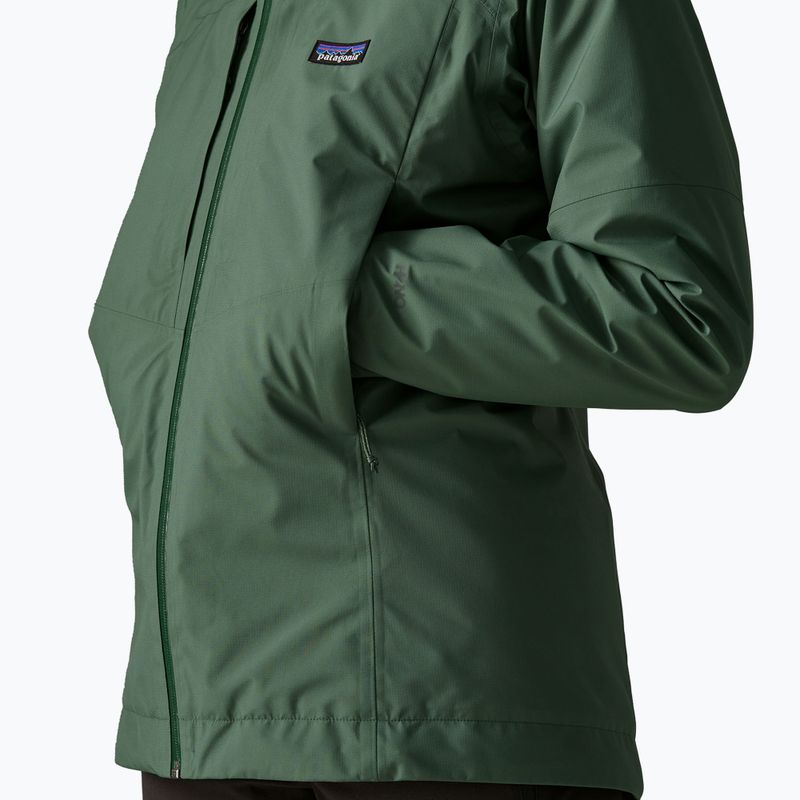 Дамско яке за дъжд Patagonia Insulated Boulder Fork Rain canopy green 5