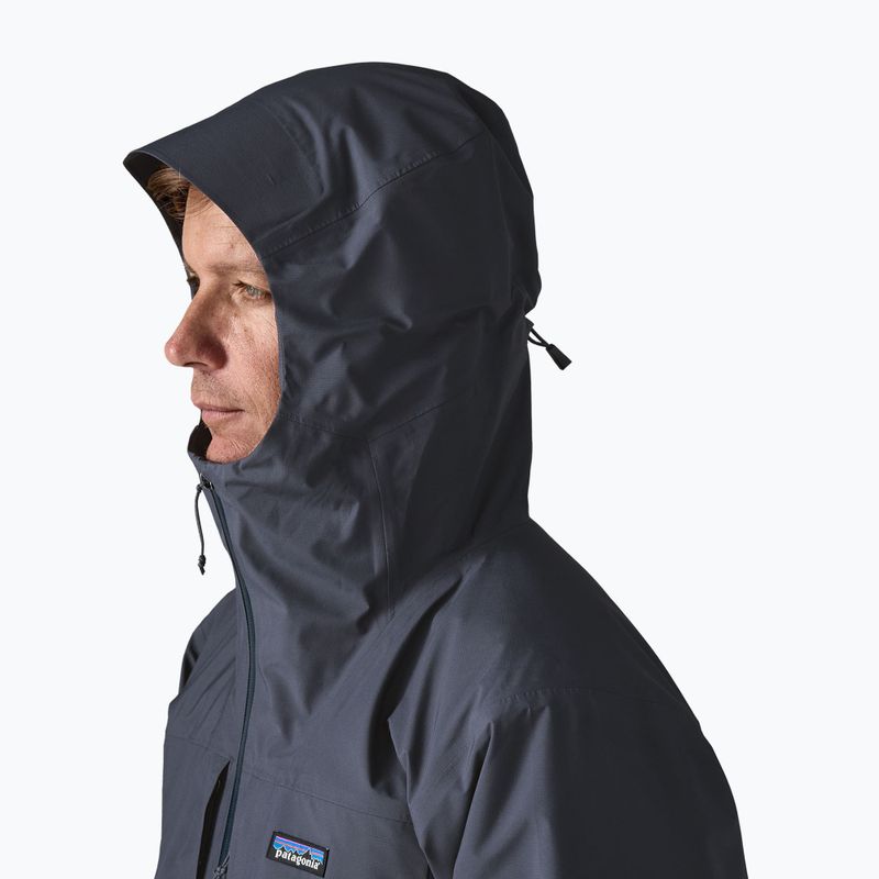 Мъжко яке за дъжд Patagonia Insulated Boulder Fork Rain smolder blue 4