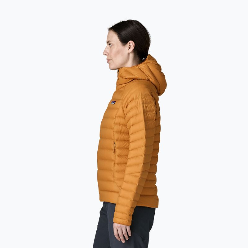 Дамско пухено яке Patagonia Down Sweater Hoody cinnamon brown 4