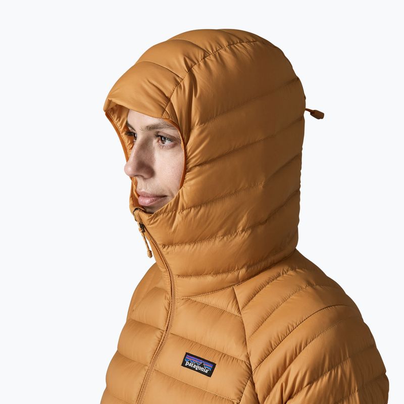 Дамско пухено яке Patagonia Down Sweater Hoody cinnamon brown 5
