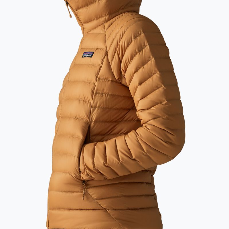 Дамско пухено яке Patagonia Down Sweater Hoody cinnamon brown 7