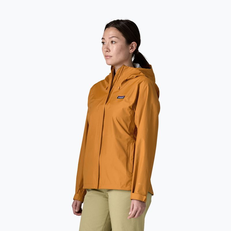 Дамско яке за дъжд Patagonia Torrentshell 3L Rain cinnamon brown 3