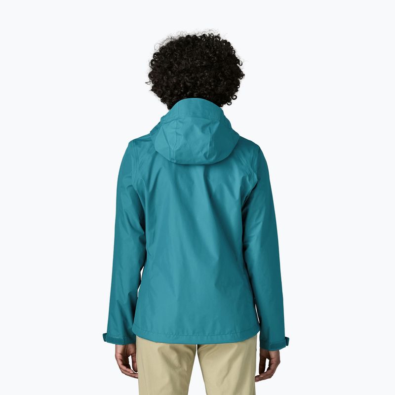 Дамско яке за дъжд Patagonia Torrentshell 3L Rain glacial glue 2