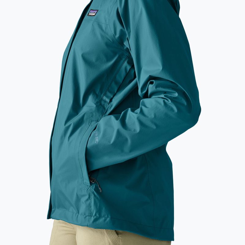 Дамско яке за дъжд Patagonia Torrentshell 3L Rain glacial glue 5