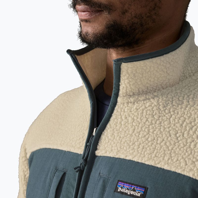 Мъжки поларен суитшърт Patagonia Retro Pile Patch pelican 4