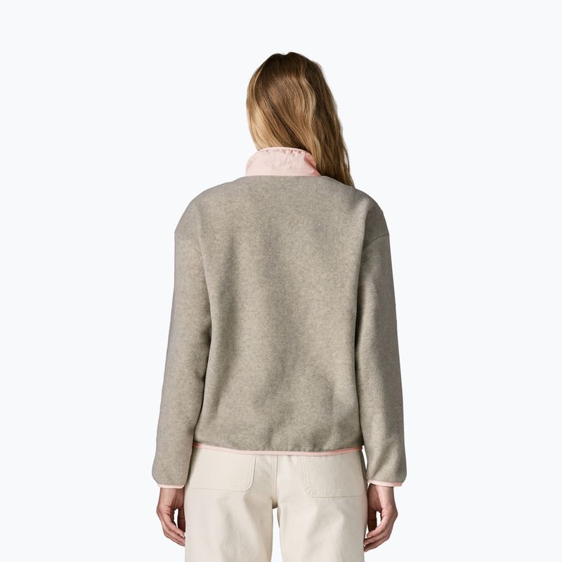 Дамски поларен суитшърт Patagonia Synchilla oatmeal heather w/pink frost 2