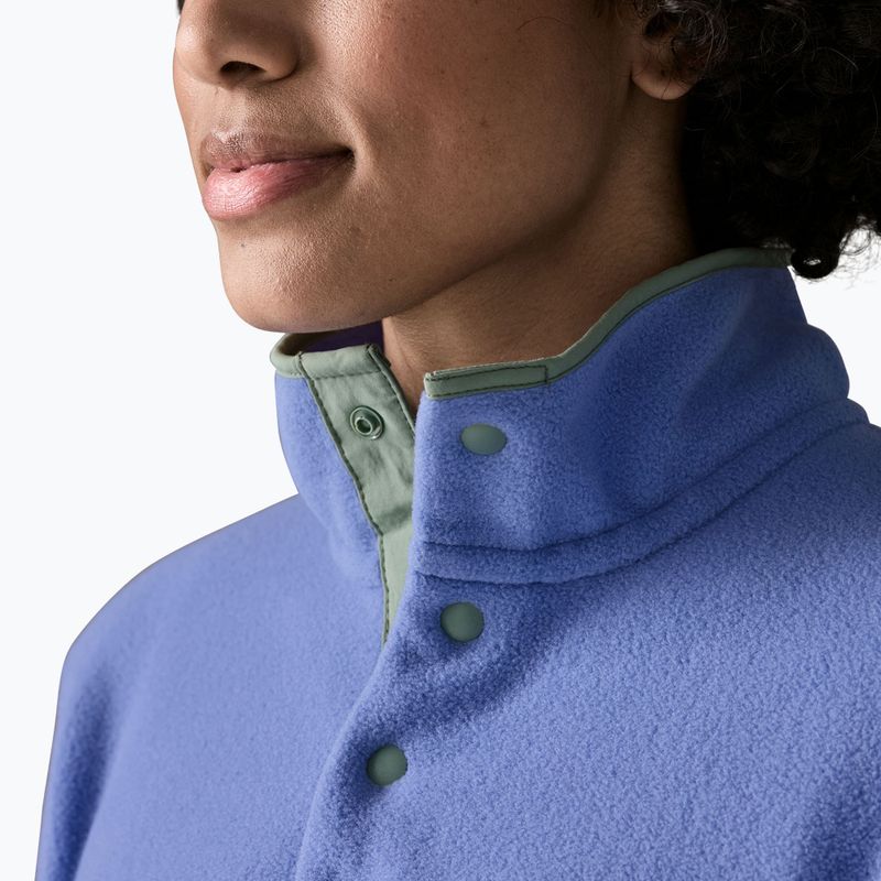 Дамски поларен суитшърт Patagonia Lightweight Synchilla Snap-T Pullover canopy green 5