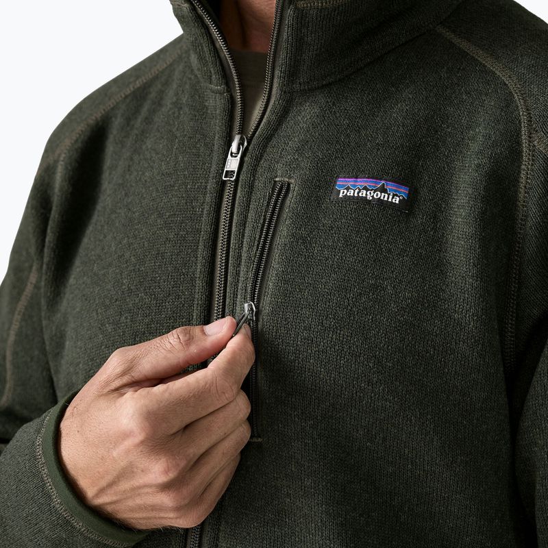 Мъжки суитшърт за трекинг Patagonia Better Sweater Fleece old growth green 5