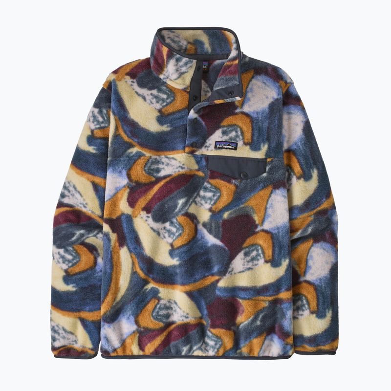Дамски поларен суитшърт Patagonia Lightweight Synchilla Snap-T Pullover smudge: smolder blue 4