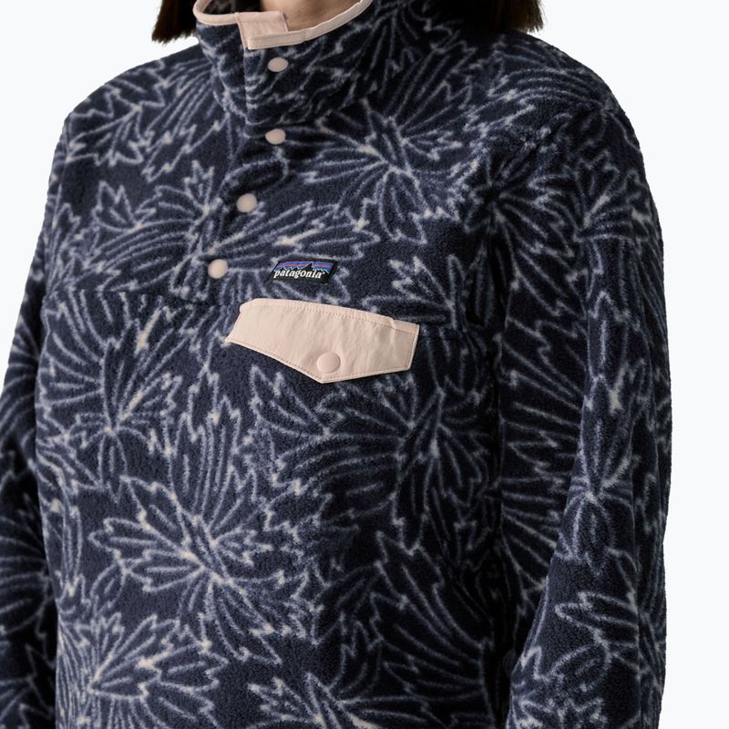 Дамски поларен суитшърт Patagonia Lightweight Synchilla Snap-T Pullover saxifrage: sunken blue 4