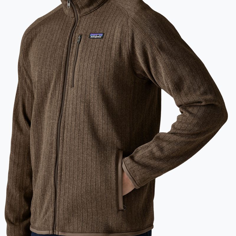 Мъжки суитшърт за трекинг Patagonia Better Sweater Fleece marlow brown rib knit 4
