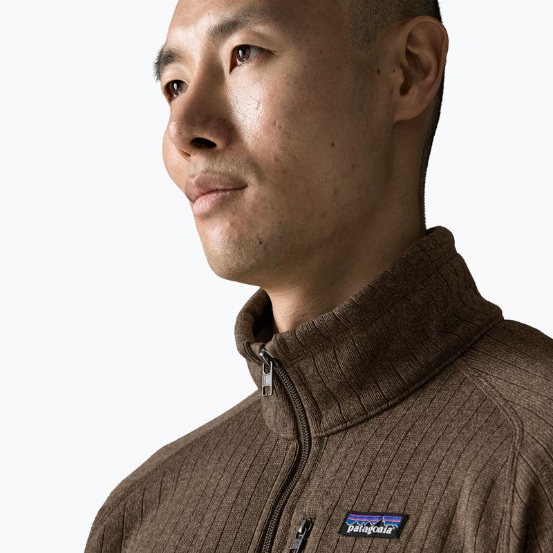 Мъжки суитшърт за трекинг Patagonia Better Sweater Fleece marlow brown rib knit 5